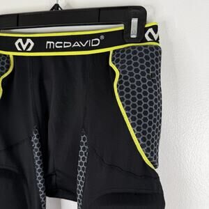 McDavid Padded Football Pants Black 3/4 Compression Girdle Hex Pad Men’s Large
